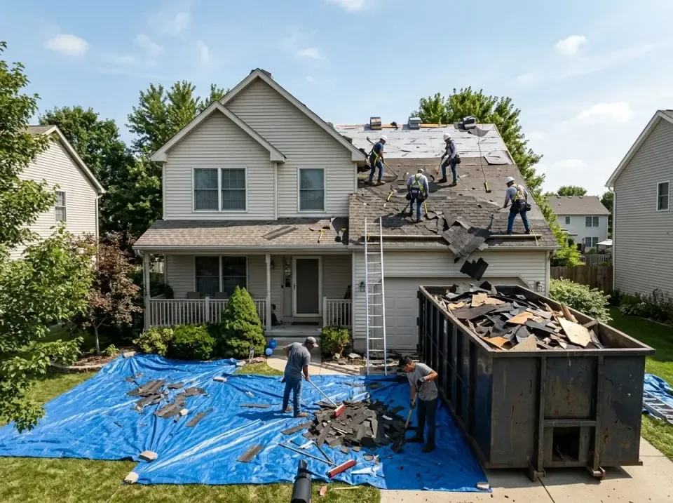 roof-replacement-debris-remova-004 — frequently asked questions, Cheapest Dumpster Rentals in Aledo, IL